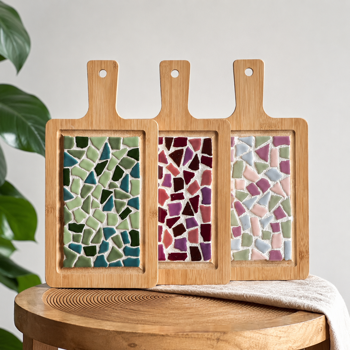 Mosaik-Servierbrett klein – DIY-Bastelset – Abbildung 5