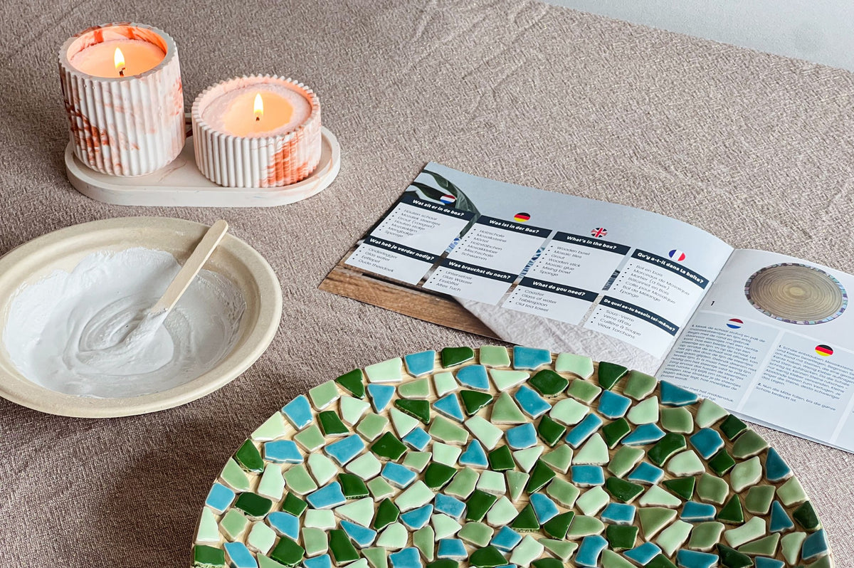 Mosaikschale – DIY-Bastelset – Abbildung 3