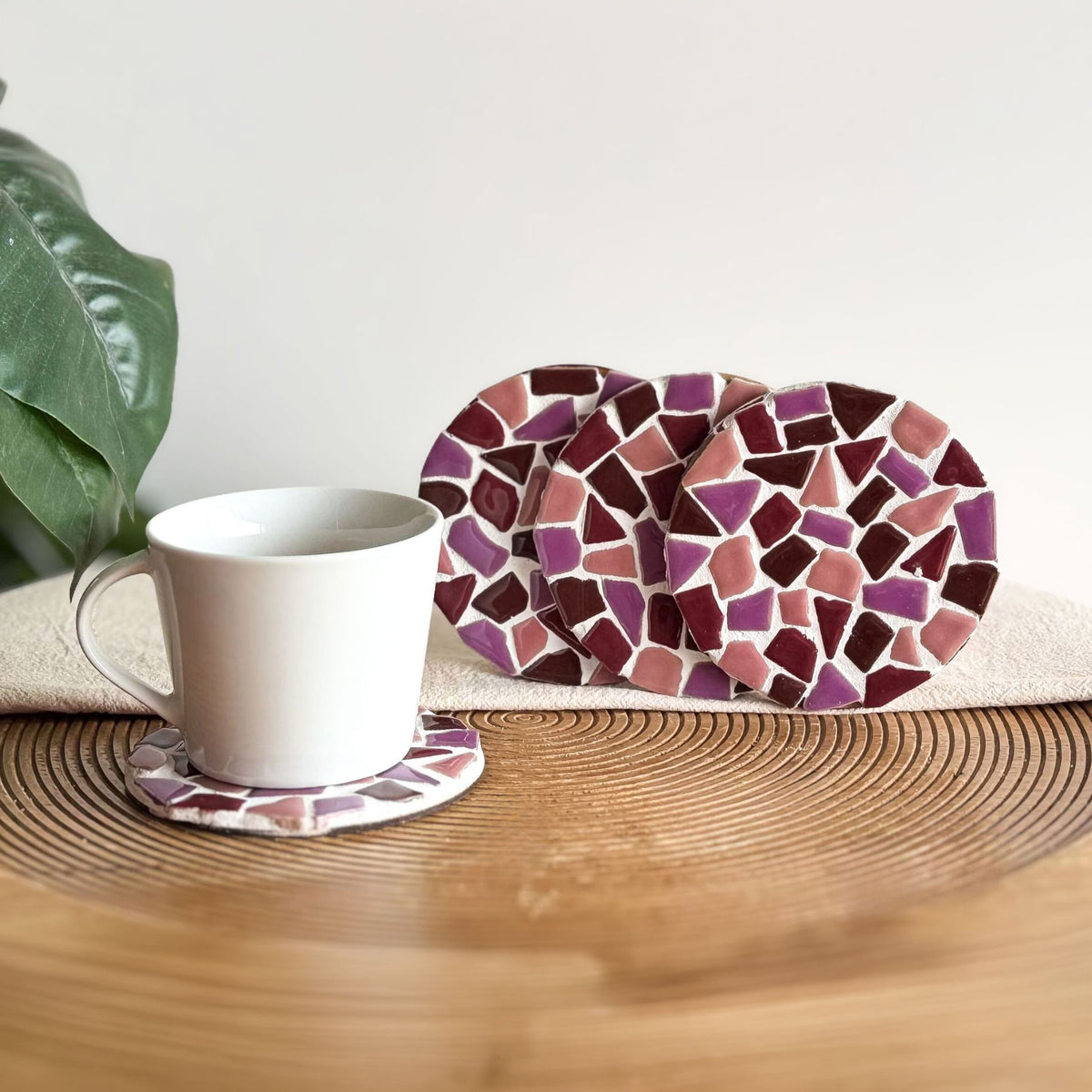 Mosaik-Untersetzer 4er-Set – DIY-Bastelset – Abbildung 3