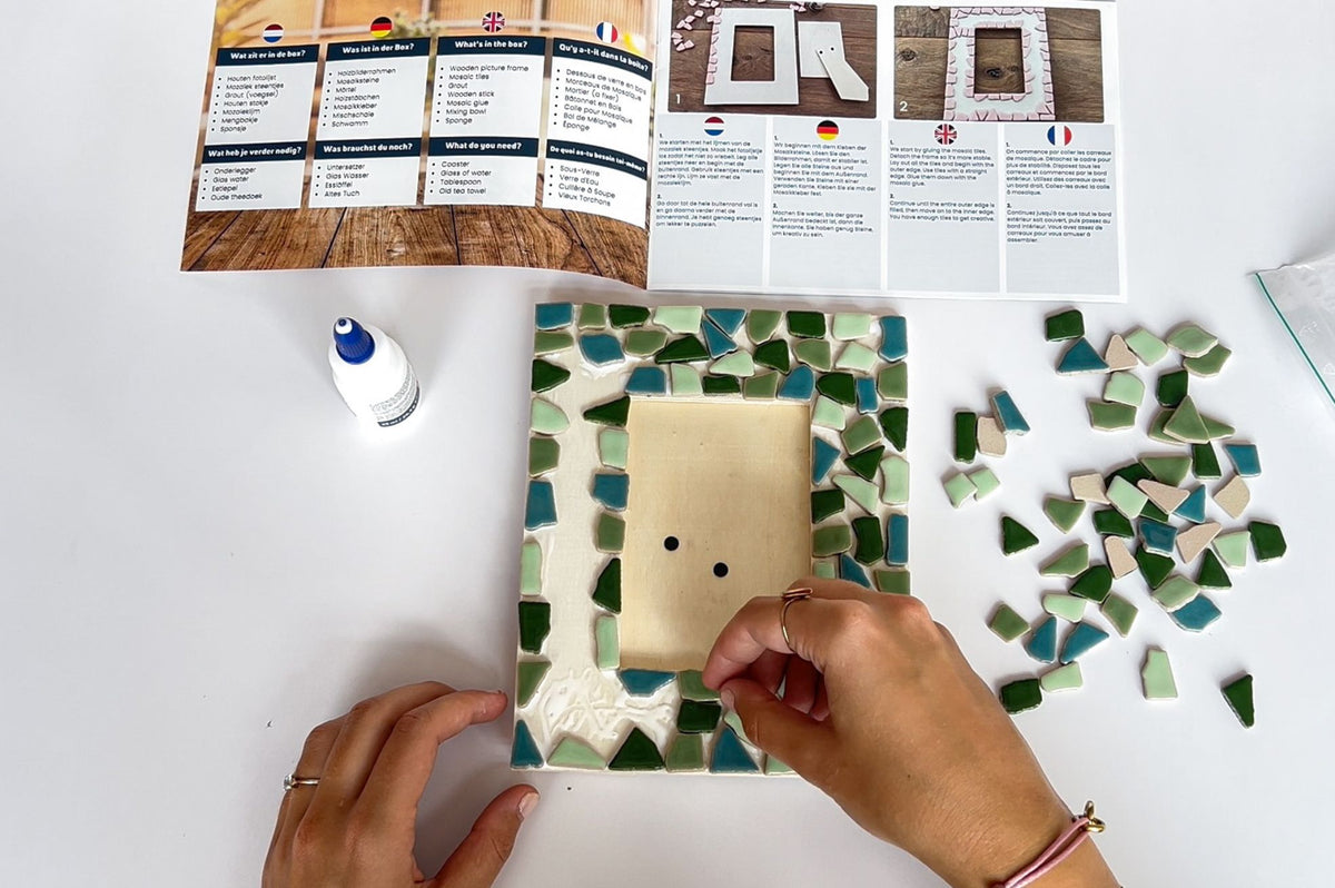Mosaik-Bilderrahmen – DIY-Bastelset – Abbildung 2