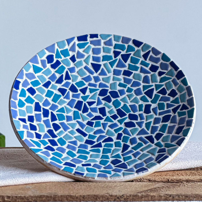 Mosaikschale – DIY-Bastelset – Blau