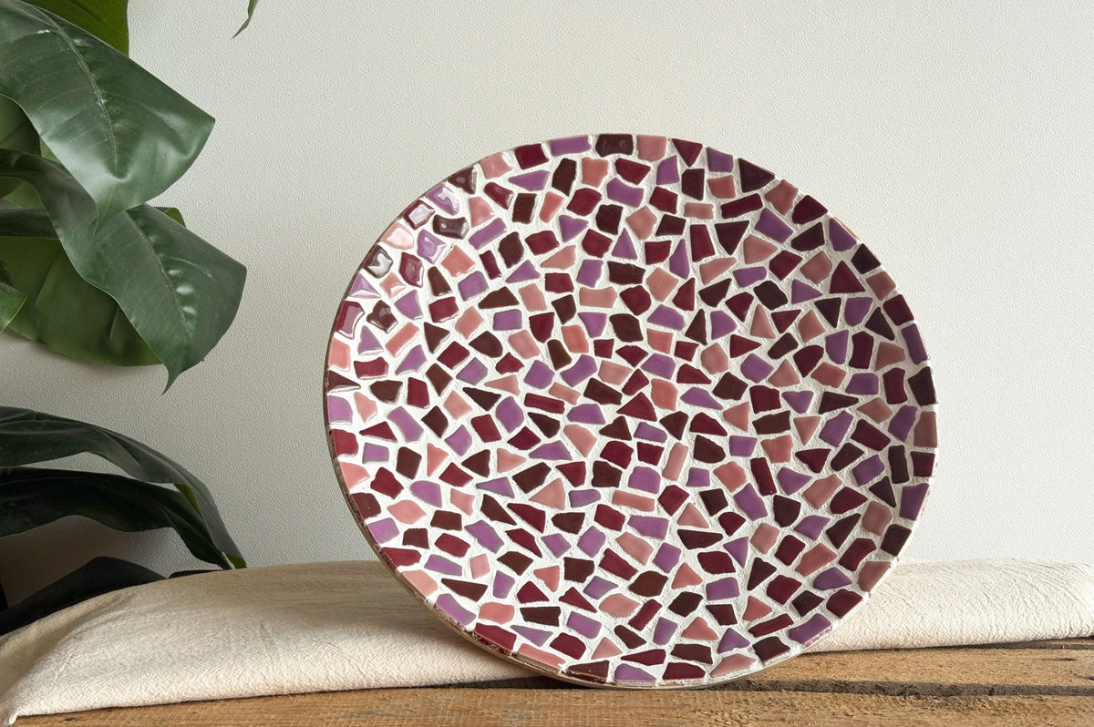 Mosaikschale – DIY-Bastelset – Pink