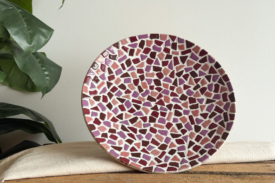 Mosaikschale – DIY-Bastelset – Pink