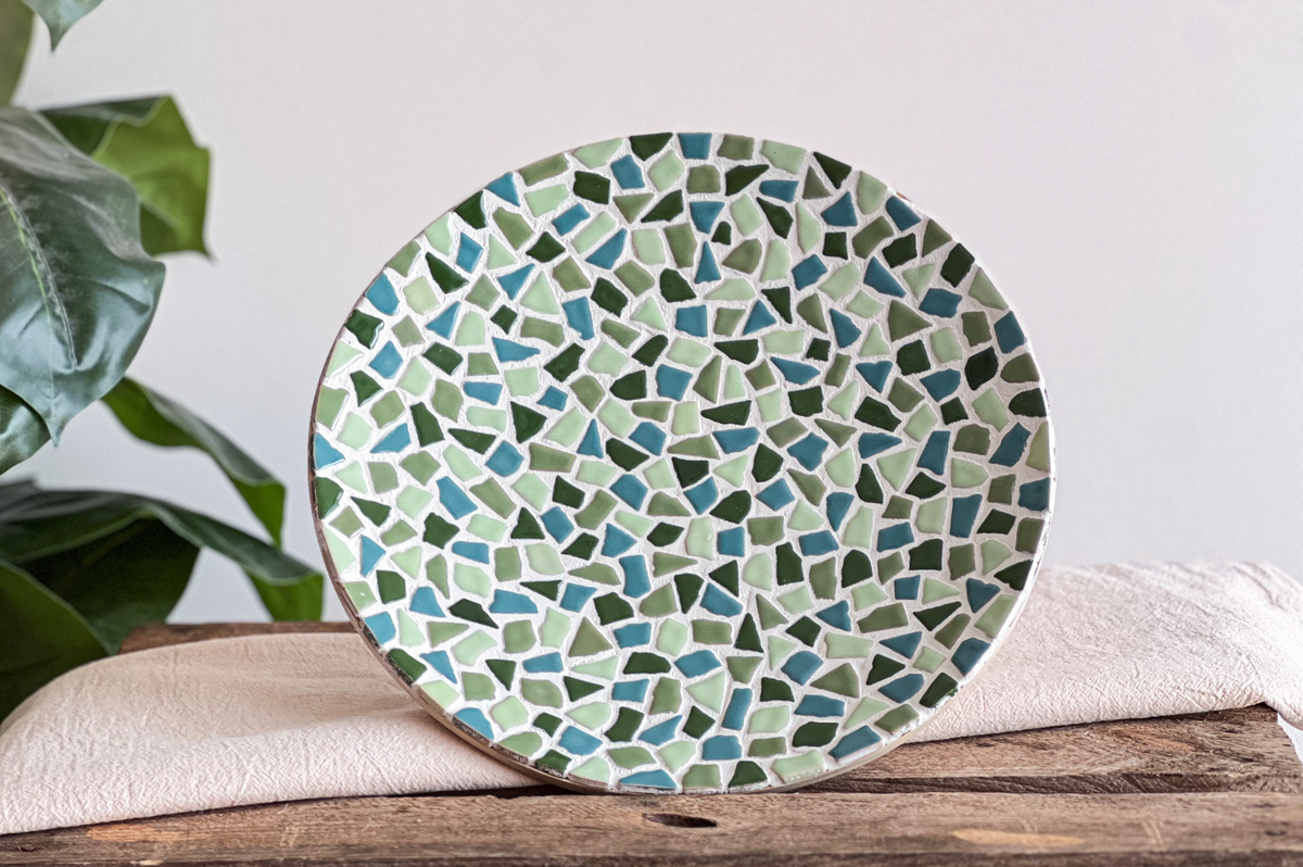 Mosaikschale – DIY-Bastelset – Grün